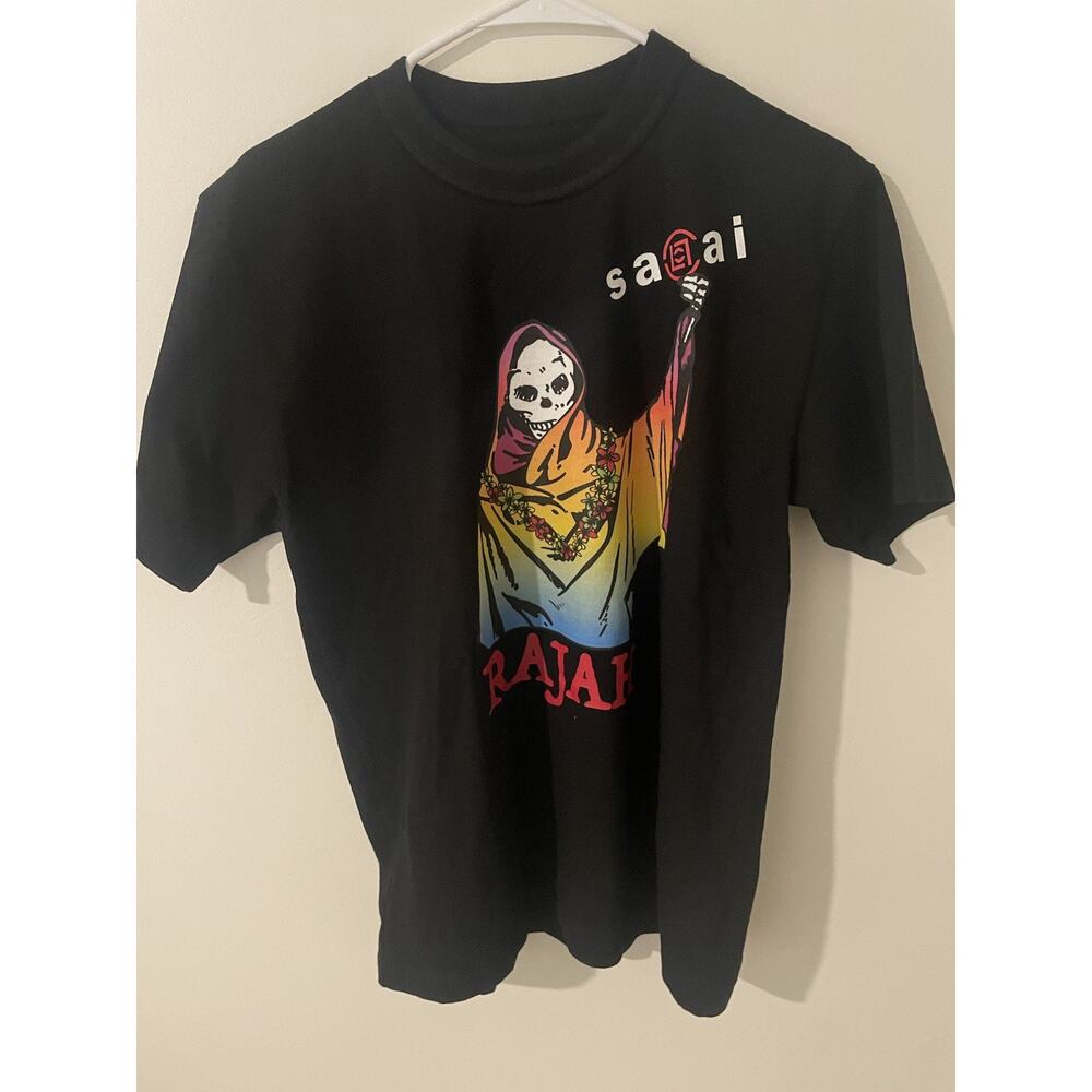 CLOT X SACAI RAJAH GRIM REAPER TEE BLACK SIZE MEDIUM EDISON CHEN BRAND NEW